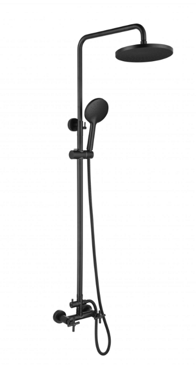 Смеситель для душа со стойкой Fmark (FS8435H) черный